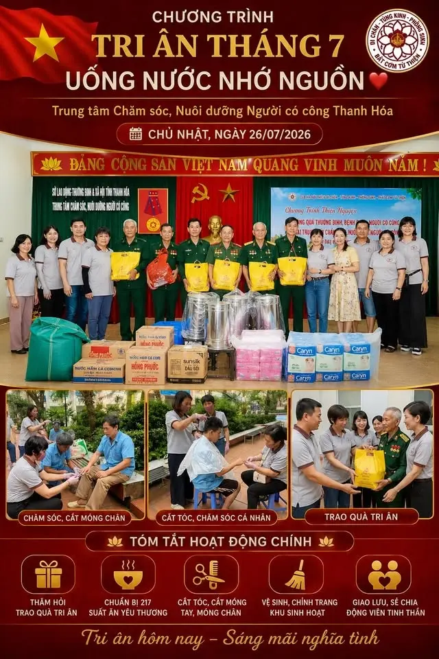 TẶNG QUÀ CHĂM SÓC BỆNH NHÂN TÂM THẦN, NGƯỜI CÓ CÔNG 
