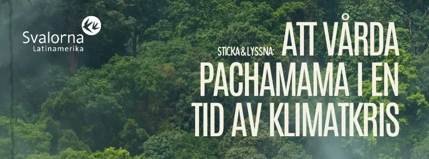 Stickkafé & föreläsning- tillsammans för Pachamama (Moder Jord)