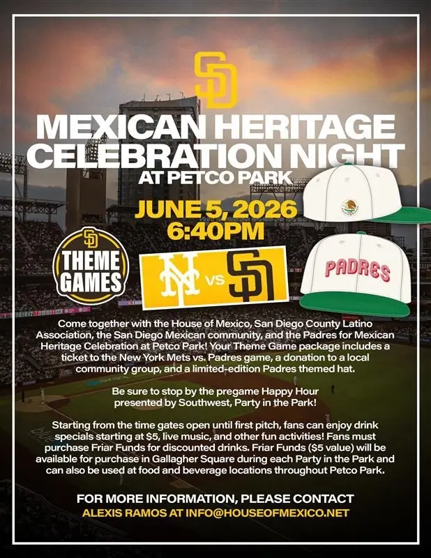 House of Mexico @ Padres Mexican Heritage Night