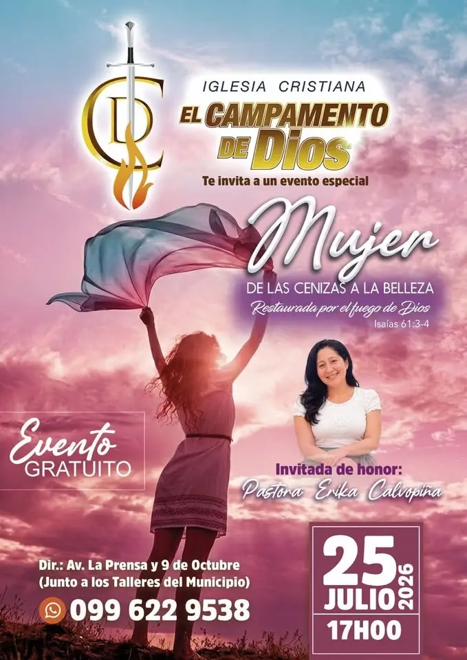 Mujer, de las cenizas a la belleza (Restaurada por el Fuego de Dios)