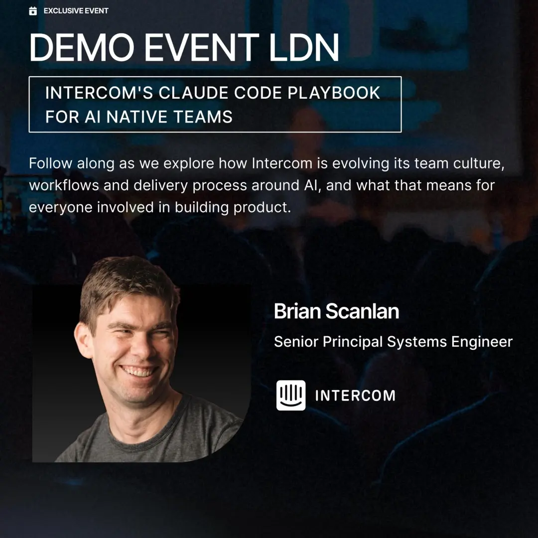 Demo Event LDN: Fin's Claude Code Playbook for AI Native Teams