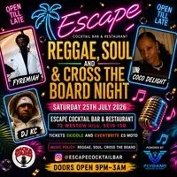 Reggae, Soul & Cross The Board Night