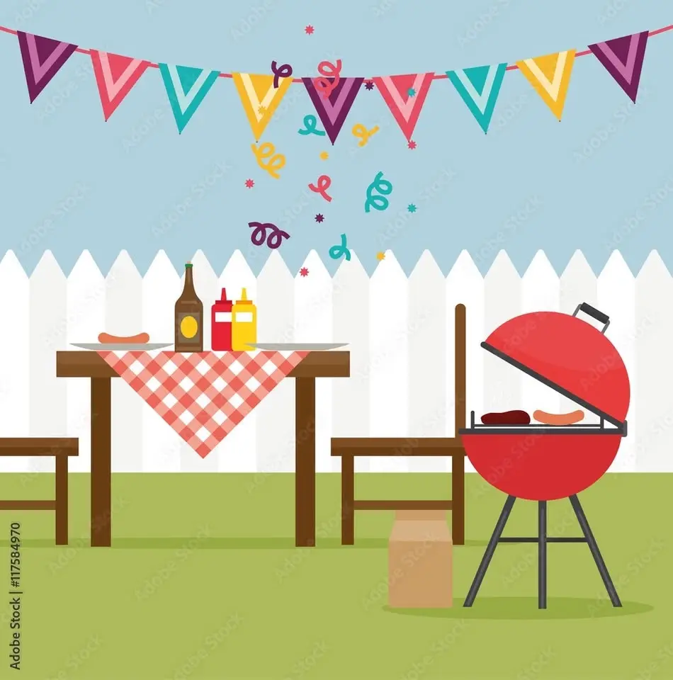Grillkväll julimånad
