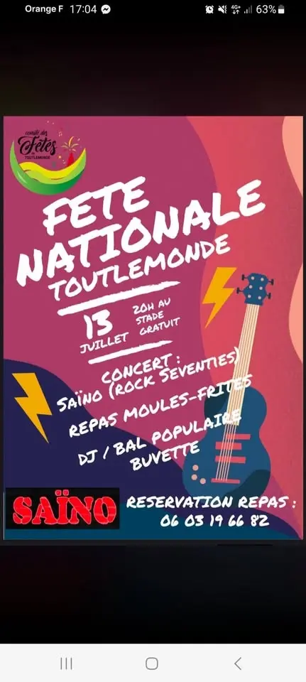 Saïno  en concert
