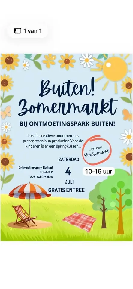 Buiten! Zomermarkt