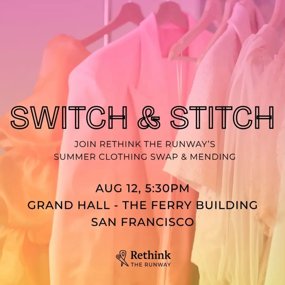 Switch & Stitch: A Rethink The Runway Clothing Swap Market and Mending Counter