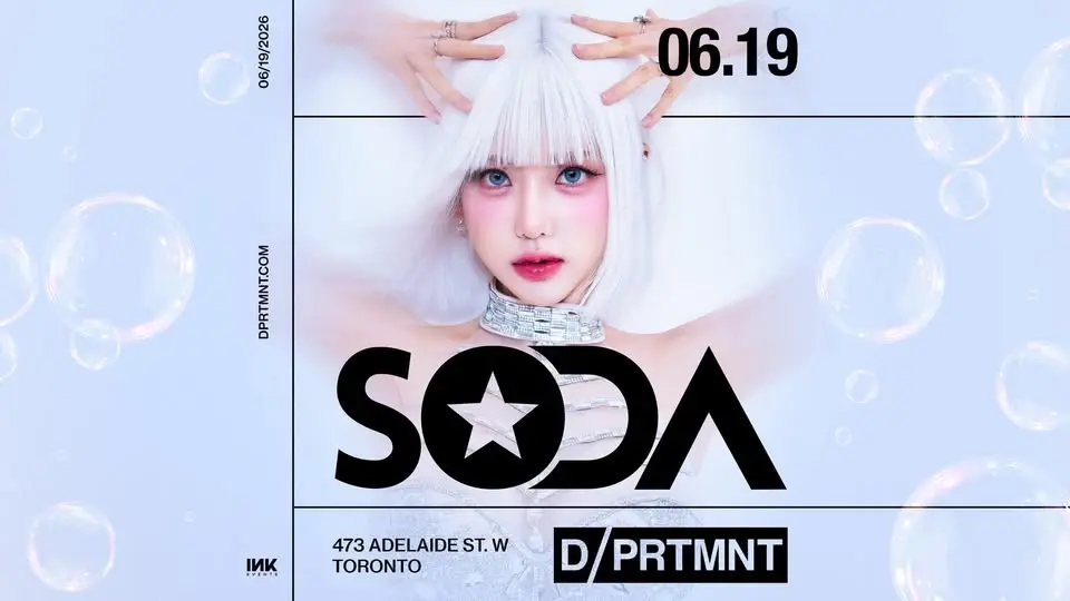 DJ Soda inside DPRTMNT