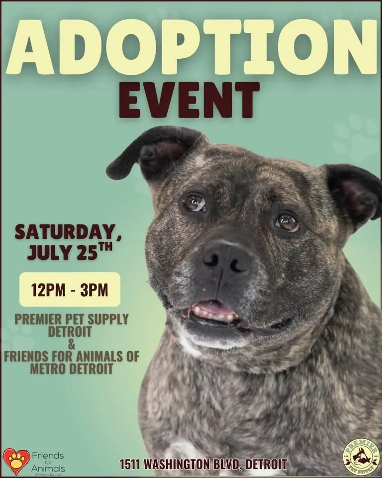 Friends For Animals Of Metro Detroit Adoption Event!