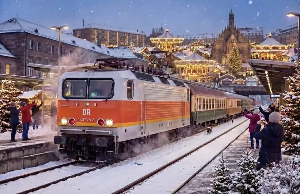 Christkindl Express von Magdeburg nach Nürnberg via Halle, Naumburg, Jena 