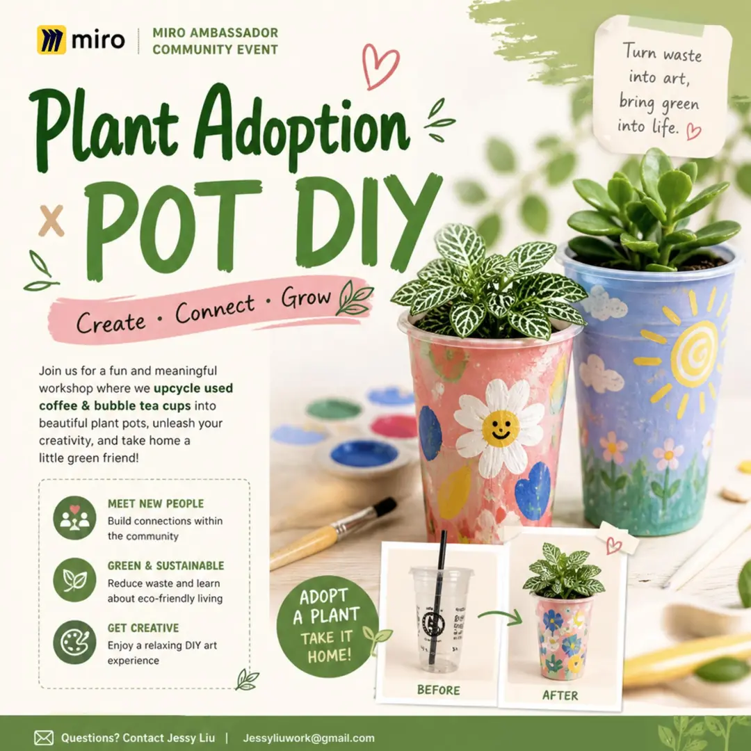 Plant Adoption X Pot DIY