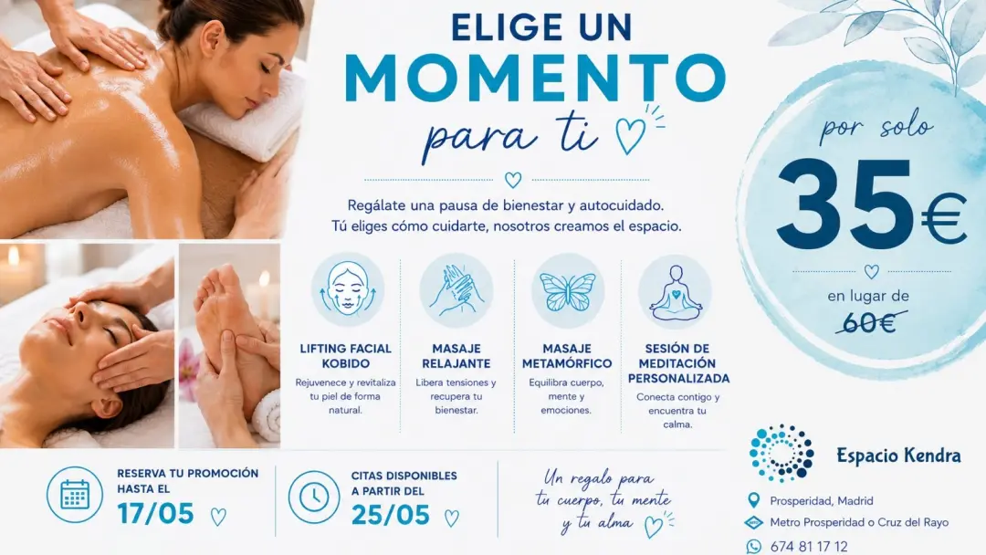 PROMO MASAJE SAN ISIDRO (-25€)