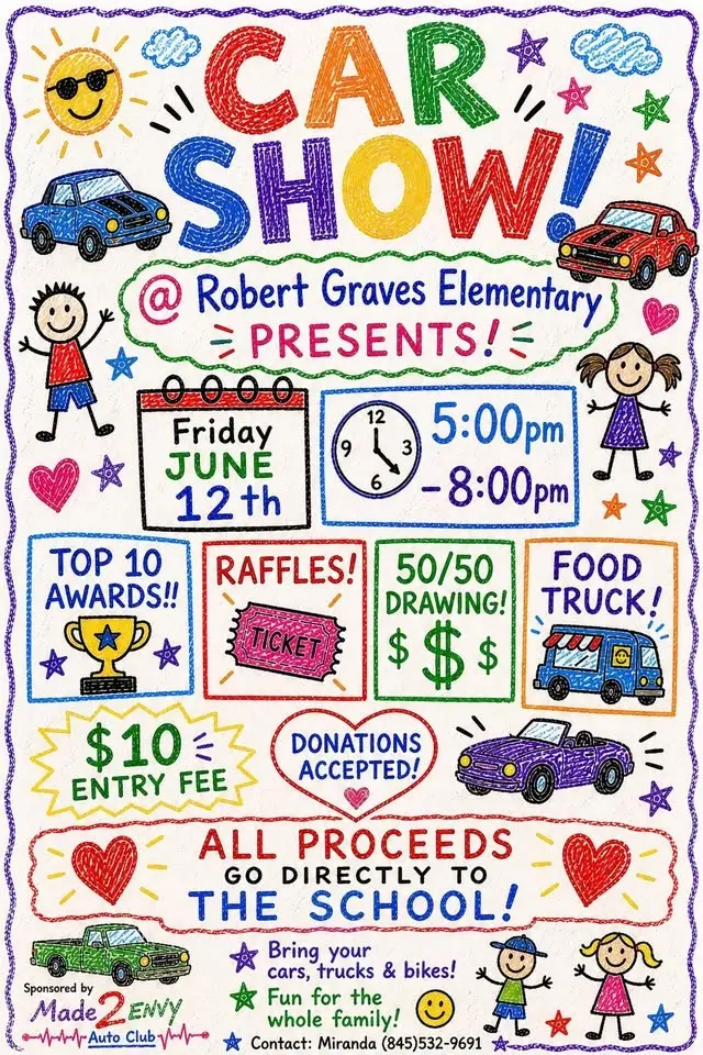 Robert Graves Elementary School Car Show