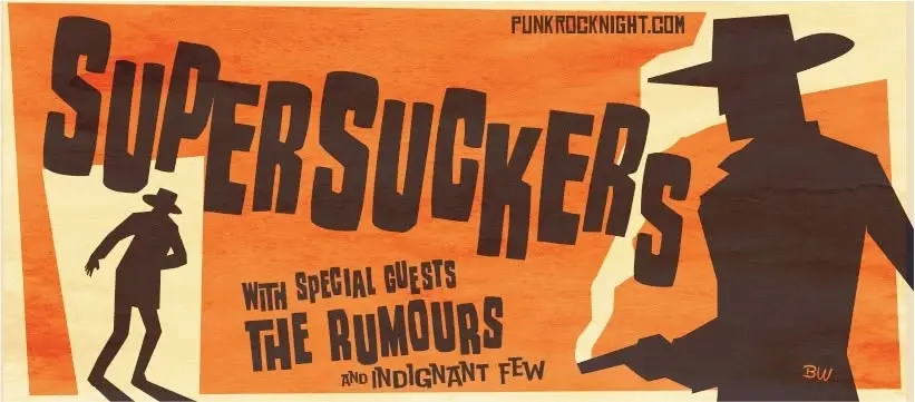 Punk Rock Night Louisville Presents: Supersuckers, The Rumours, and Indignant Few 