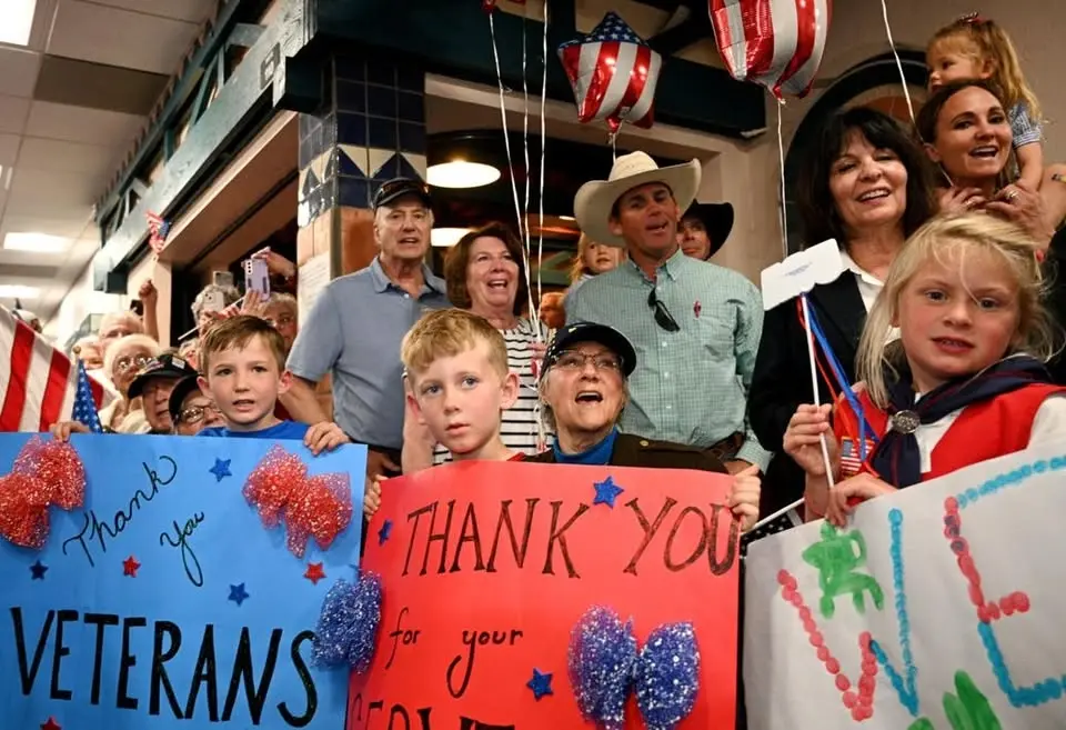 Welcome Home 80+ Veterans 