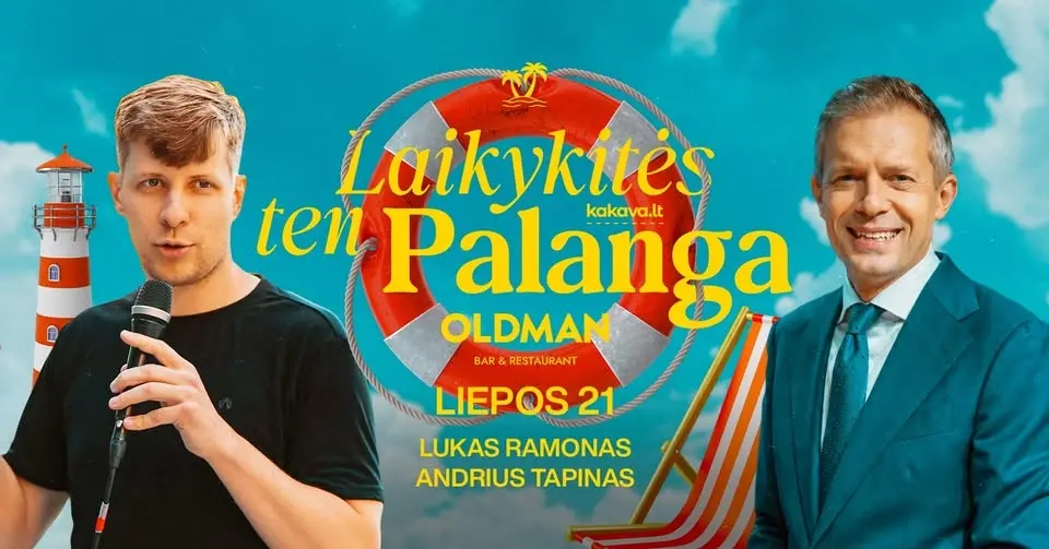 Laikykitės ten VASARA su Andriumi Tapinu Palangoje | Svečiuose Lukas Ramonas