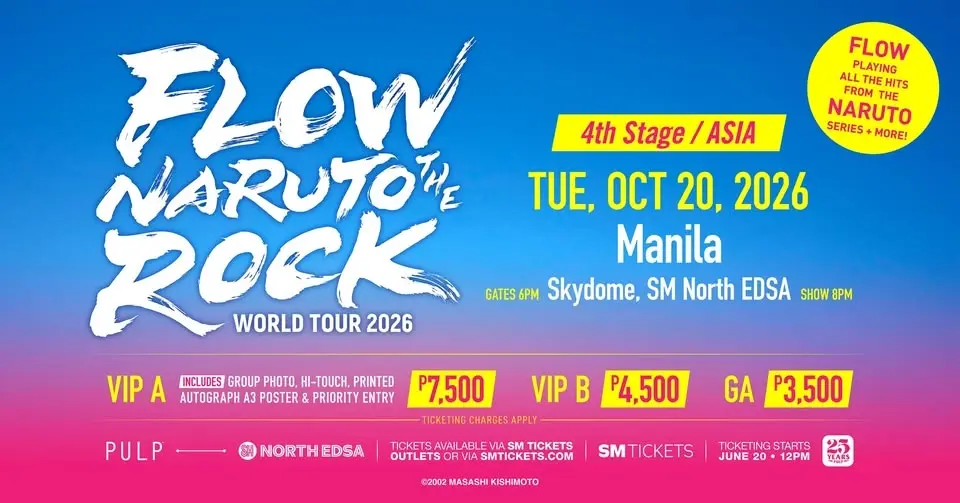 FLOW WORLD TOUR 2026 ”NARUTO THE ROCK" IN MANILA