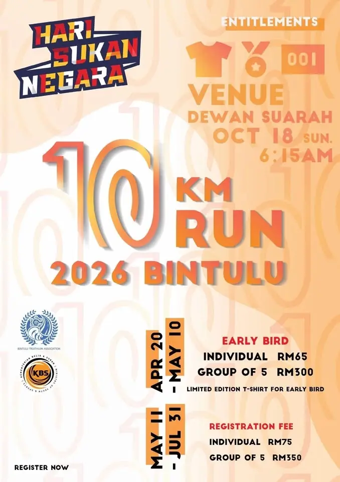 BINTULU HARI SUKAN NEGARA 10KM RUN