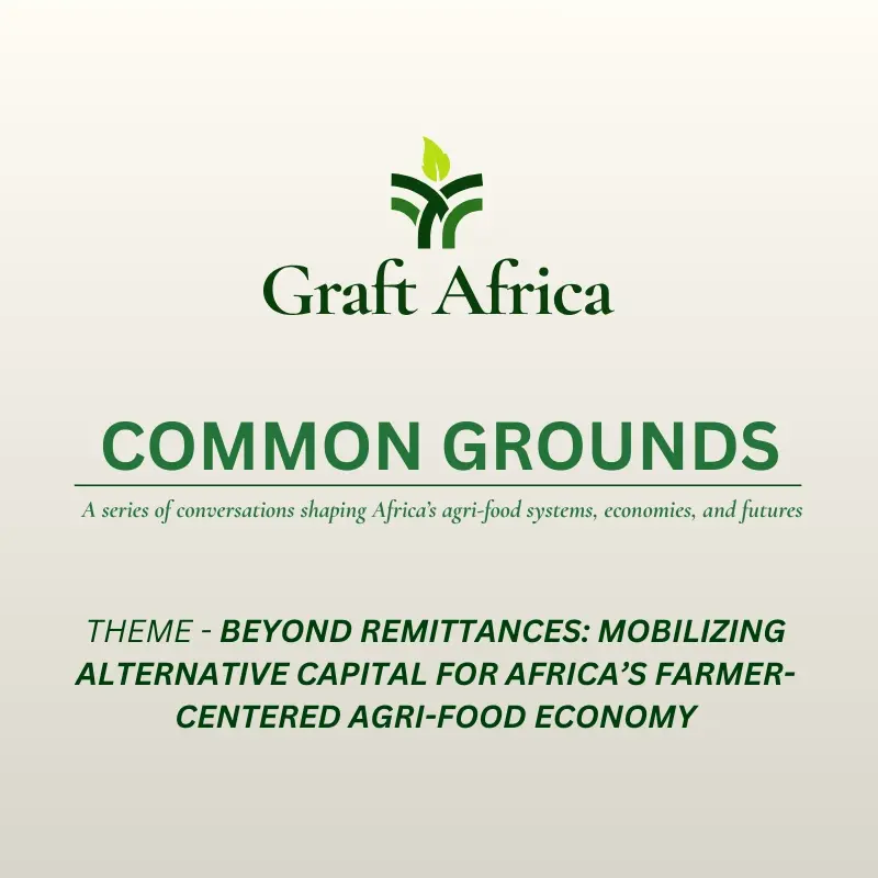 Beyond Remittances: Mobilizing Alternative Capital for Africa’s Farmer-Centered Agri-Food Economy