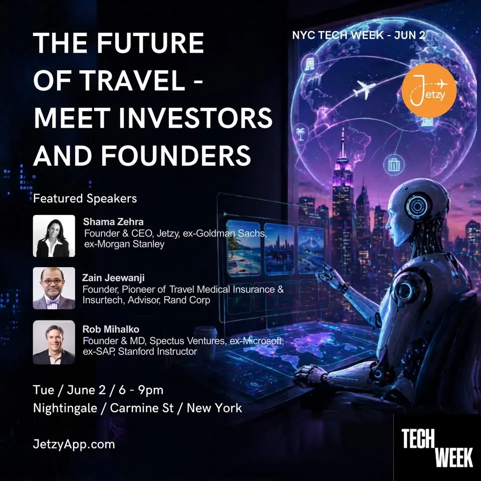 Jetzy presents: The Future of Travel - Meet Investors and Founders