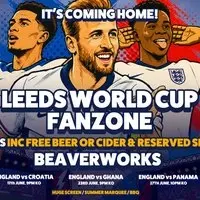 Leeds World Cup Fan Zone at Beaverworks / ENGLAND vs CROATIA