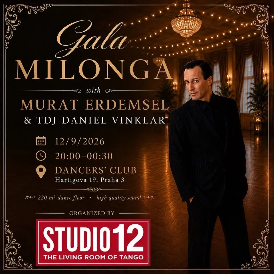Gala Milonga with Murat Erdemsel & TDJ Daniel Vinklar, Dancers' Club, 12/9/2026