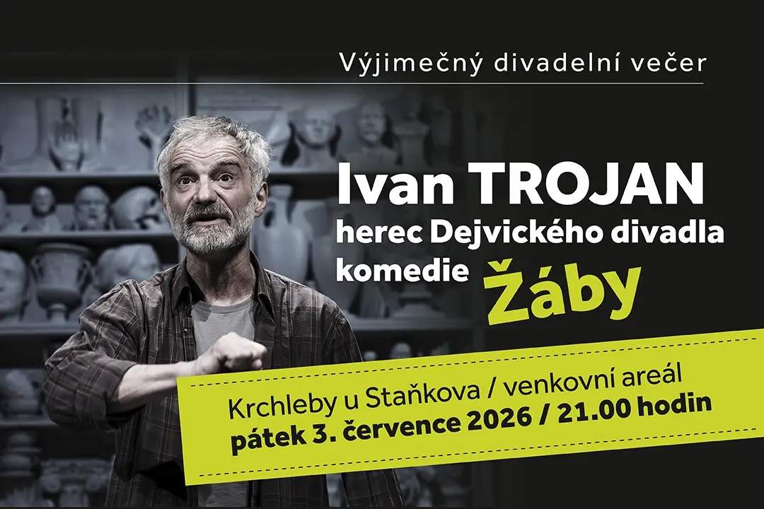Ivan TROJAN - herec Dejvického divadala  - komedie ŽÁBY