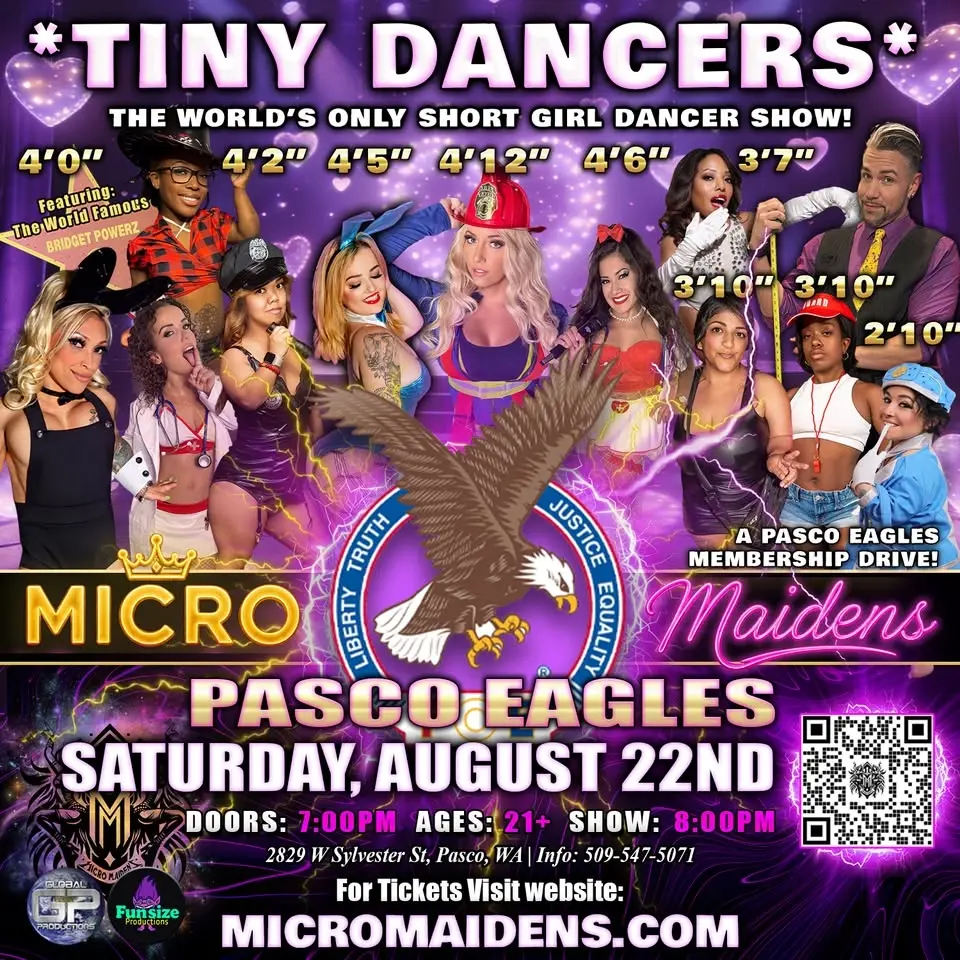Pasco, WA - Micro Maidens Live Show @ Fraternal Order of Eagles - Pasco