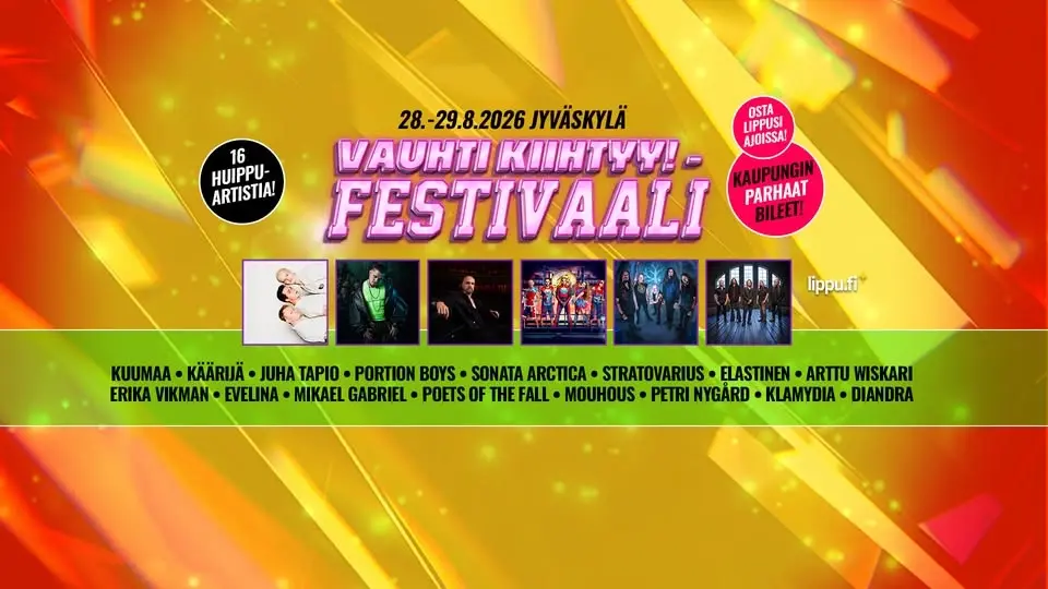 Vauhti Kiihtyy! -Festivaali Jyväskylä 2026