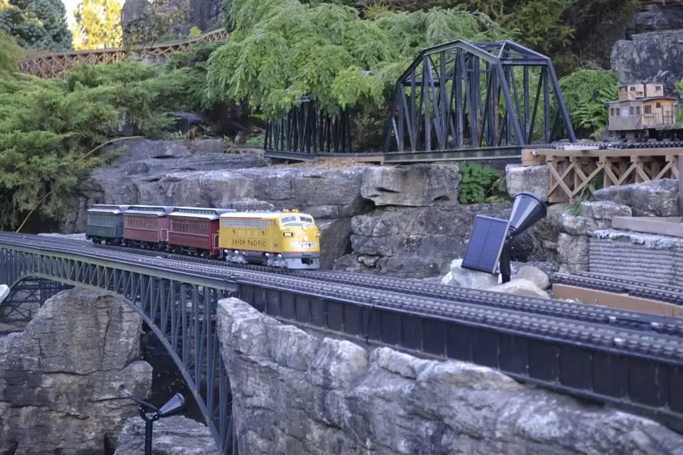 The Golden Hour Railway Garden at Gabis Arboretum