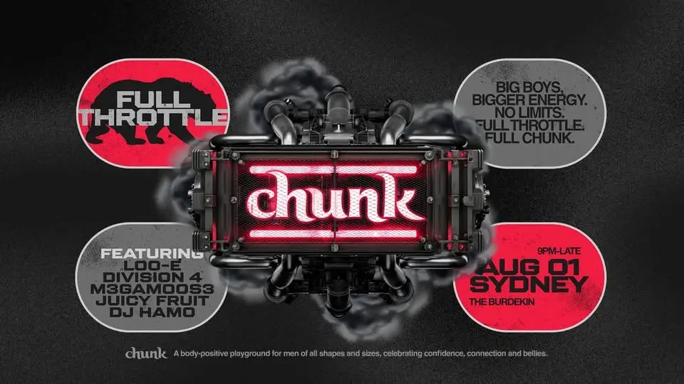 CHUNK SYDNEY: FULL THROTTLE | 01 AUG 2026