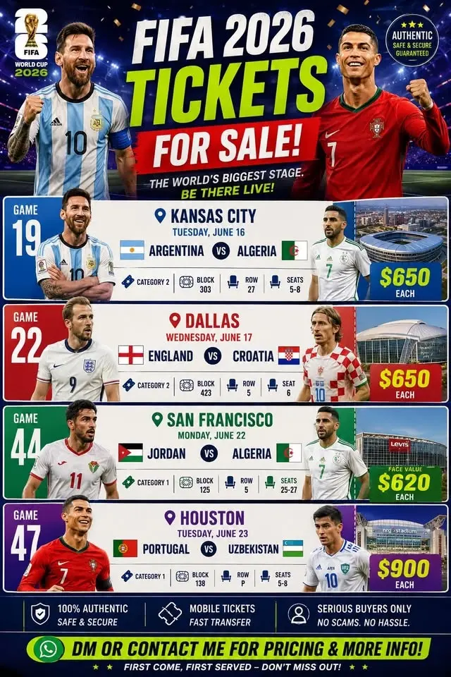 Fifa World cup Tickets