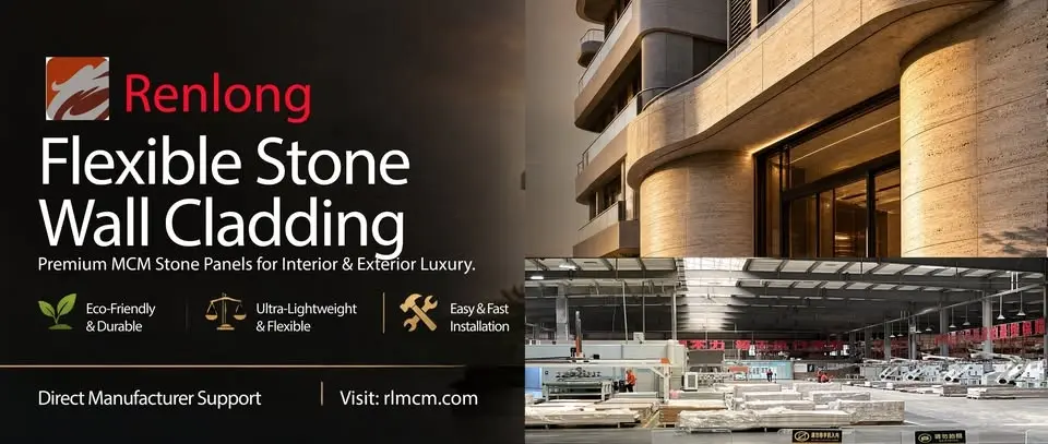 Meet RENLONG v4.0 MCM Flexible Stone Panels @ 2026 Asia-Europe Expo