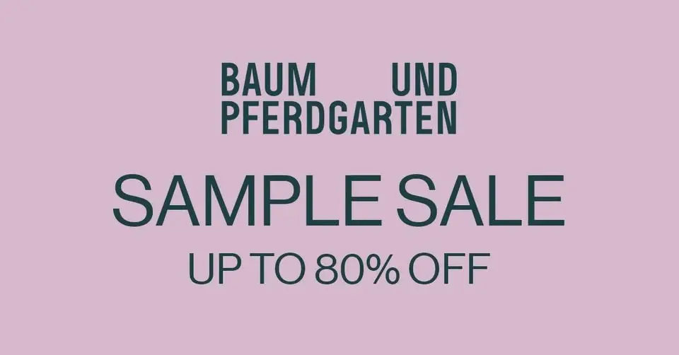 SAMPLE SALE | Baum und Pferdgarten