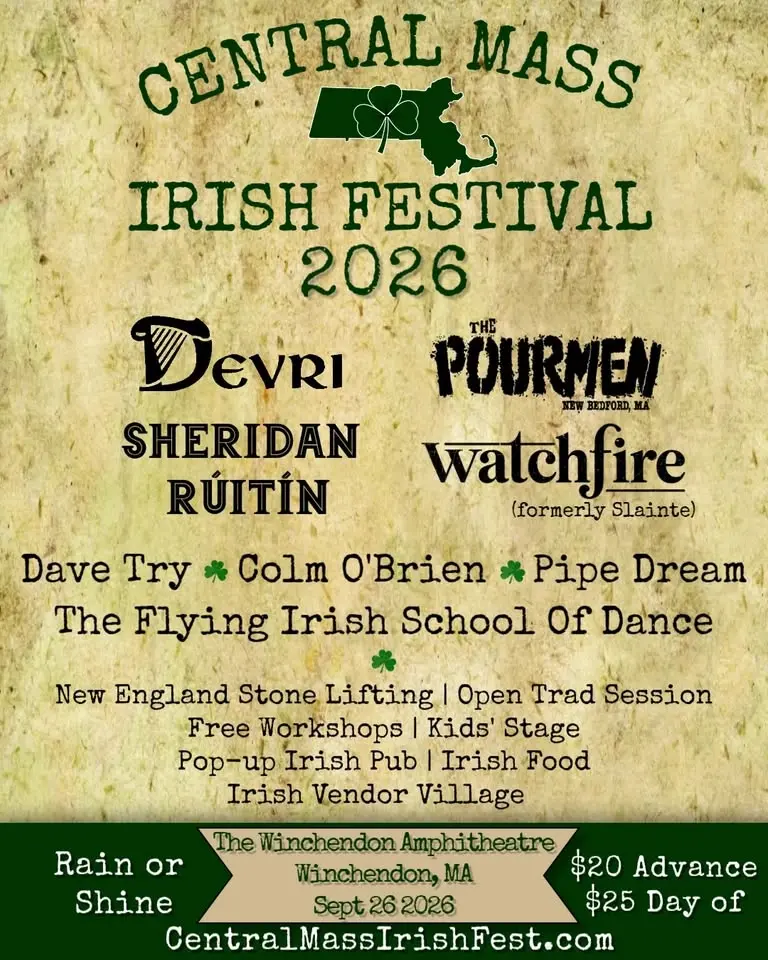 The 2026 Central Mass Irish Festival