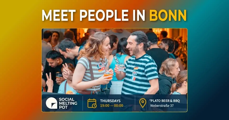 Meet Locals & Internationals in Bonn | Every Thursday