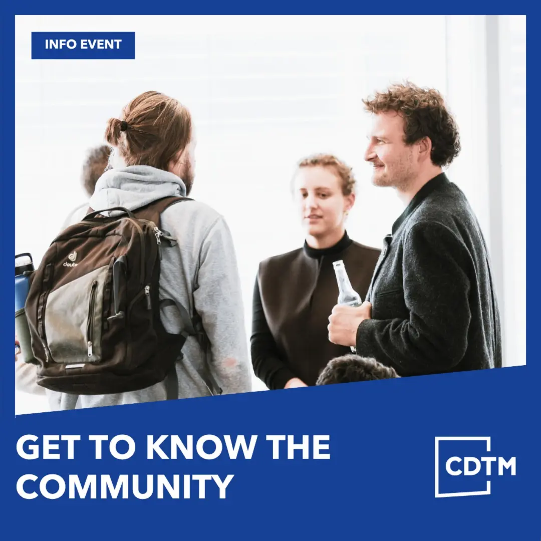 CDTM Open Day: Get to Know the Community and Study Program