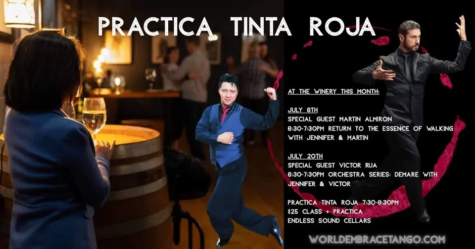 Demare Class + Practica on Monday June 20 with guest teacher Victor Rua
