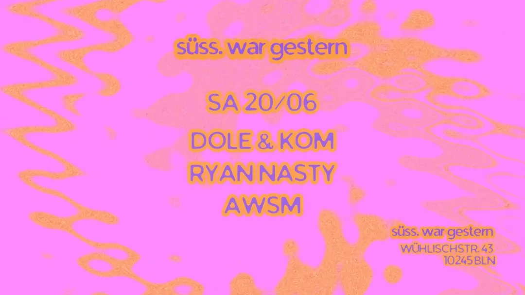 Süss am Samstag
