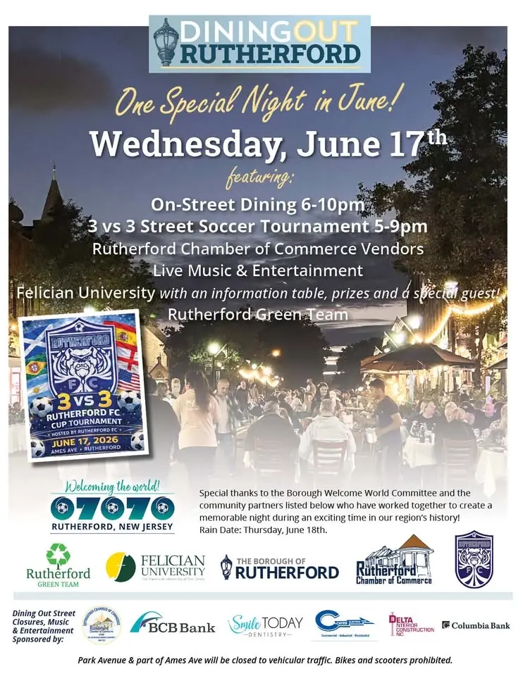 Dining Out Rutherford - Wednesday, June 17th