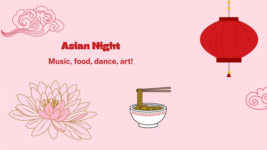 Asian night | Open to all💃🕺🍜