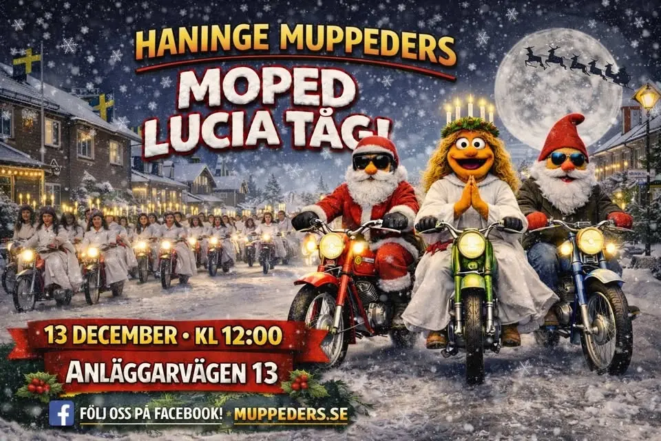 Haninge Luciamoppetåg 2026