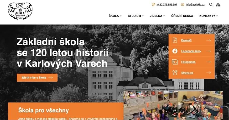 ZŠ Dukelských hrdinů KV - akademie 9. tříd