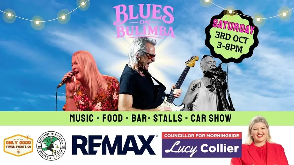 Blues on Bulimba - Bands, Bar, Classic Cars and Market in the park!