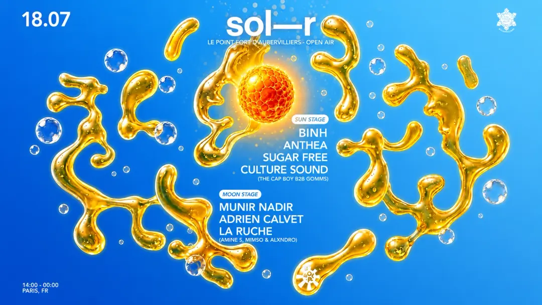 SOL-R [OPEN AIR]: Binh, Anthea, Sugar Free, Munir Nadir 
