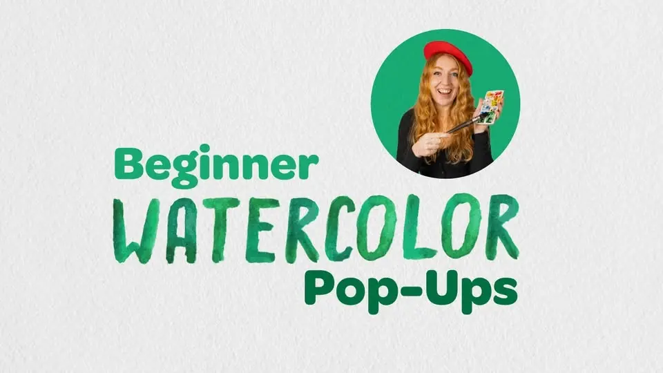 Watercolor Pop-Up: Beach Scene for Beginners