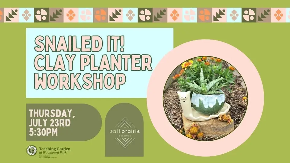 Snailed It! Clay Planter Workshop