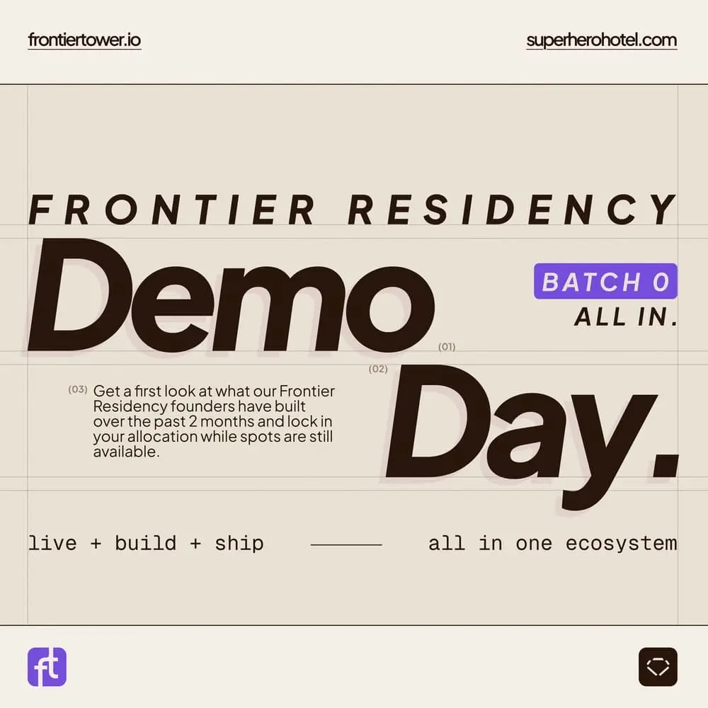 Frontier Residency - Demo Day