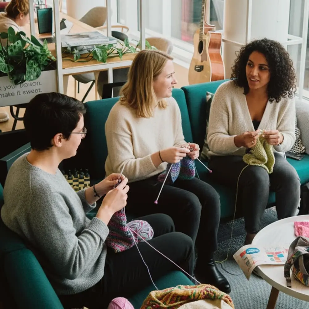Knit & Connect Knitting Club at Zoku Copenhagen