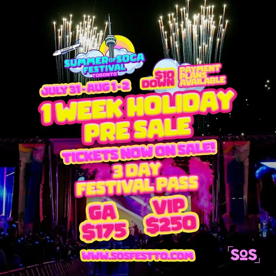 SUMMER OF SOCA FESTIVAL | SOS FEST 2026