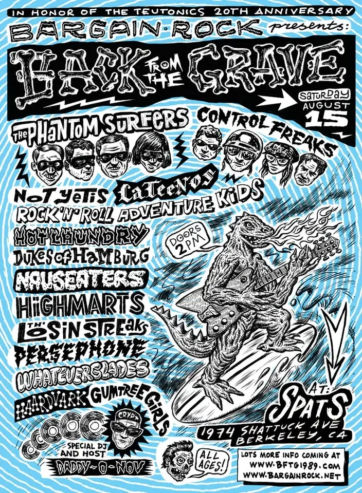Bargain Rock presents Back From The Grave USA - Saturday 